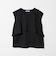 【WEB限定 Wardrobe DAILY MINIMAL】フリルレイヤード ノースリーブカットソー 接触冷感 吸水速乾