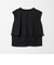 【WEB限定 Wardrobe DAILY MINIMAL】フリルレイヤード ノースリーブカットソー 接触冷感 吸水速乾