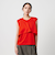 【WEB限定 Wardrobe DAILY MINIMAL】フリルレイヤード ノースリーブカットソー 接触冷感 吸水速乾