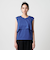 【WEB限定 Wardrobe DAILY MINIMAL】フリルレイヤード ノースリーブカットソー 接触冷感 吸水速乾