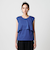 【WEB限定 Wardrobe DAILY MINIMAL】フリルレイヤード ノースリーブカットソー 接触冷感 吸水速乾