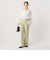 タックワイドストレートパンツ ウォッシャブル
