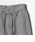 リボンベルト ワイドデニムパンツ