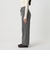 リボンベルト ワイドデニムパンツ