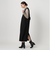 【WEB限定】ドレープツイル キーネックワンピース ウォッシャブル