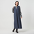 【WEB限定】ドレープツイル キーネックワンピース ウォッシャブル