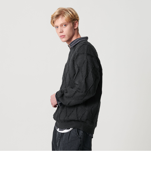 新品ルージュヴィフアンナ　 シアーフリンジニット　UNITEDARROWS 新品ルージュヴィフアンナ シアーフリンジニット UNITEDARROWS