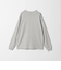 コットン カシミヤ ブレンド ロングスリーブ Tシャツ