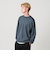 コットン カシミヤ ブレンド ロングスリーブ Tシャツ