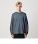コットン カシミヤ ブレンド ロングスリーブ Tシャツ