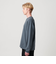 コットン カシミヤ ブレンド ロングスリーブ Tシャツ