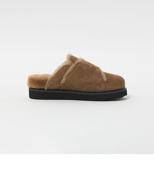 MOHI＞スエード ビッグベルト ボストンサンダル｜ビューティー