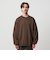 ファイン グロッシー コットン スウェットTシャツ