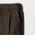 リサイクル ポリエステル 1プリーツ テーパード パンツ セットアップ対応 ウォッシャブル