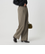 ポリエステルブレンド バックゴムストレートパンツ