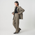 ポリエステルブレンド バックゴムストレートパンツ
