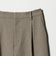 ポリエステルブレンド バックゴムストレートパンツ
