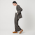 ポリエステルブレンド バックゴムストレートパンツ