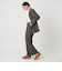 ポリエステルブレンド バックゴムストレートパンツ