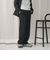 ポリエステルブレンド バックゴムストレートパンツ