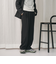 ポリエステルブレンド バックゴムストレートパンツ