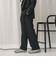 ポリエステルブレンド バックゴムストレートパンツ