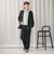 ポリエステルブレンド バックゴムストレートパンツ