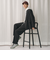 ポリエステルブレンド バックゴムストレートパンツ