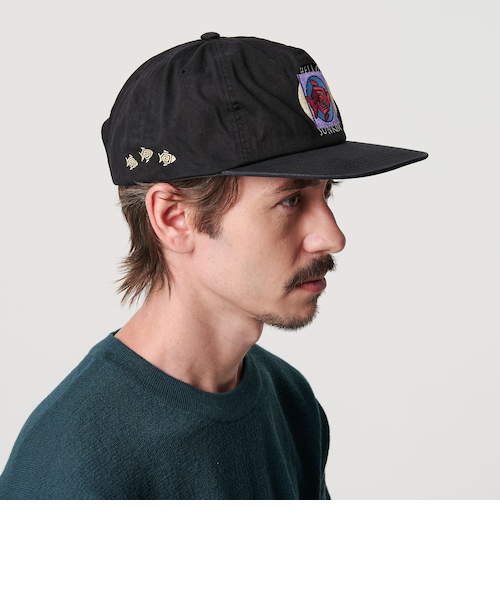 HELLO SUNRISE＞フィッシュ ロゴ リラックス フィット 5パネル