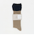 ＜MES CHAUSSETTES＞レイヤードライク リブソックス