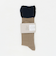＜MES CHAUSSETTES＞レイヤードライク リブソックス