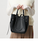 ジップポケット 2ハンドル トートバッグ -2WAY-