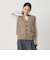 ウールカシミヤブレンド アクア ニットベスト