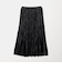 ポリエステル チンツプリーツ スカート