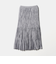 ポリエステル チンツプリーツ スカート