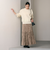 ポリエステル チンツプリーツ スカート