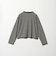 ポリエステルコットン ベロアボーダー ロングスリーブTシャツ