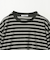 ポリエステルコットン ベロアボーダー ロングスリーブTシャツ