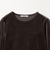 ポリエステルブレンド ベロアロングスリーブ Tシャツ