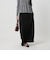 【WEB限定 Wardrobe DAILY MINIMAL】ダブルクロス カーブスカート ウォッシャブル