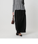 【WEB限定 Wardrobe DAILY MINIMAL】ダブルクロス カーブスカート ウォッシャブル