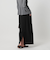 【WEB限定 Wardrobe DAILY MINIMAL】ダブルクロス カーブスカート ウォッシャブル