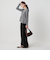 【WEB限定 Wardrobe DAILY MINIMAL】ダブルクロス カーブスカート ウォッシャブル