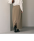 【WEB限定 Wardrobe DAILY MINIMAL】ダブルクロス カーブスカート ウォッシャブル