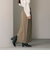 【WEB限定 Wardrobe DAILY MINIMAL】ダブルクロス カーブスカート ウォッシャブル