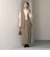 【WEB限定 Wardrobe DAILY MINIMAL】ダブルクロス カーブスカート ウォッシャブル