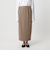 【WEB限定 Wardrobe DAILY MINIMAL】ダブルクロス カーブスカート ウォッシャブル
