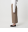 【WEB限定 Wardrobe DAILY MINIMAL】ダブルクロス カーブスカート ウォッシャブル