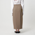 【WEB限定 Wardrobe DAILY MINIMAL】ダブルクロス カーブスカート ウォッシャブル