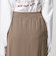 【WEB限定 Wardrobe DAILY MINIMAL】ダブルクロス カーブスカート ウォッシャブル